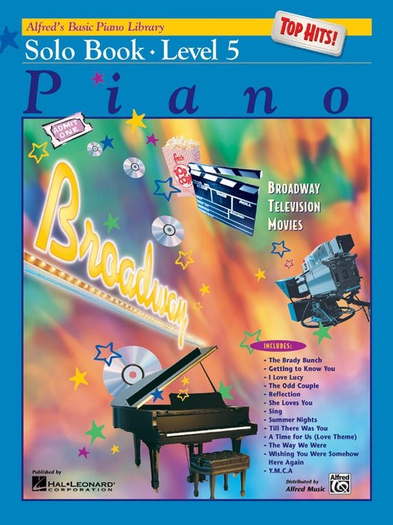 Alfred's Basic Piano Library: Top Hits! Solo Book 5 by Alfred Publishing