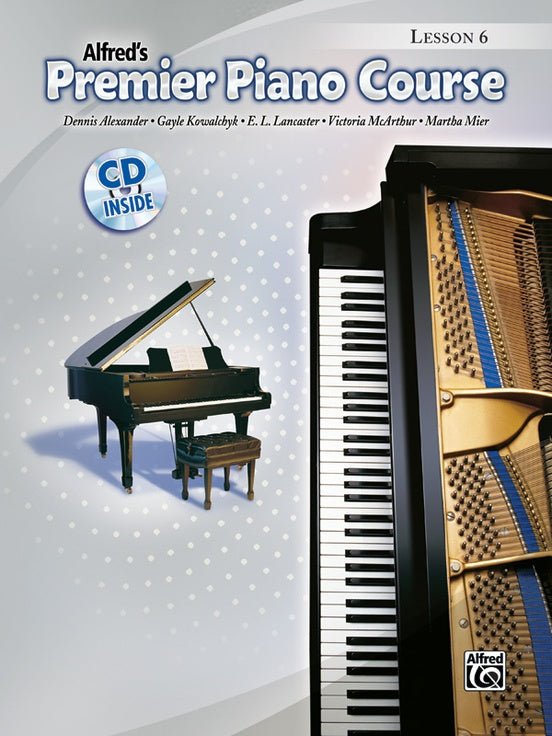Alfred's Premier Piano Course - Lesson 6 w/CD by Alfred Publishing