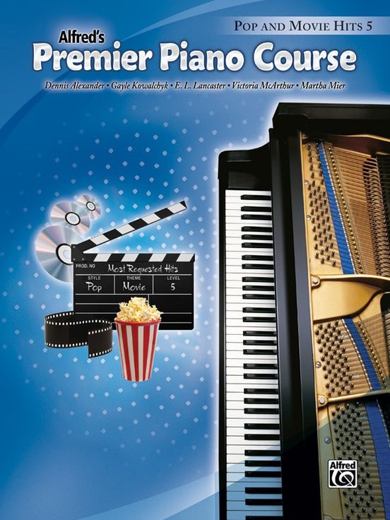 Alfred's Premier Piano Course, Pop and Movie Hits 5 by Alfred Publishing