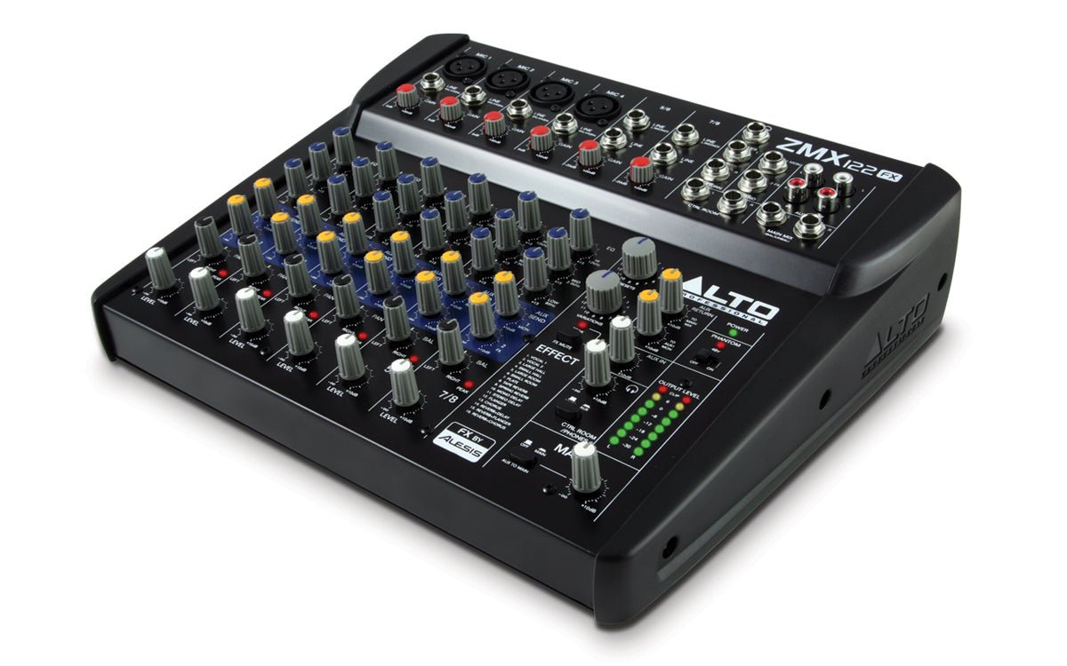 Alto ZMX122 8 - Channel Compact Mixer with Effects by inMusic