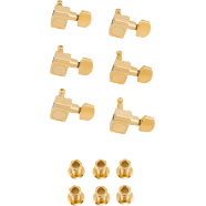 American Standard Series Stratocaster®/Telecaster® Tuning Machines Gold (6) by FMIC
