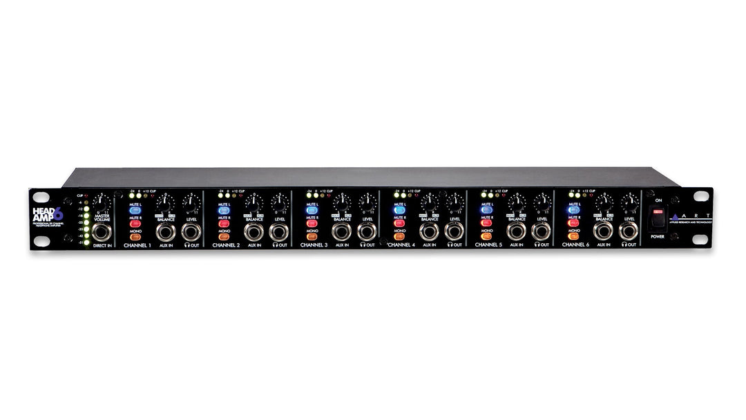 ART Pro Audio 6 Channel Headphone Amp by Yorkville