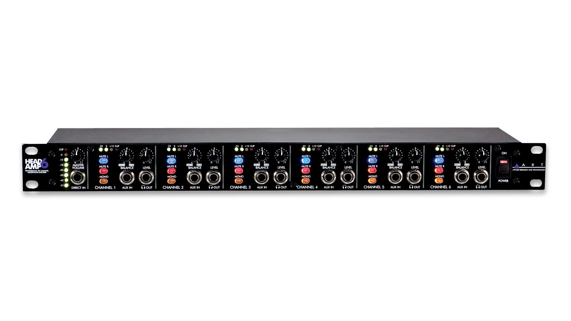 ART Pro Audio 6 Channel Headphone Amp by Yorkville