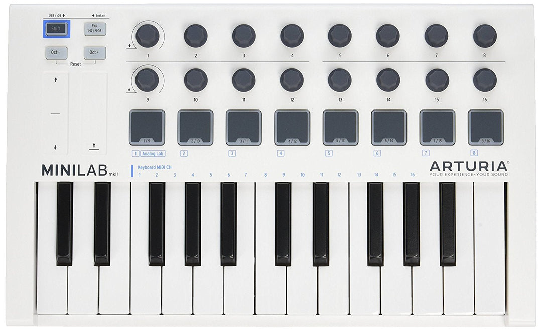 Arturia MiniLab Mk 2 Portable 25 - Key MIDI Controller by Erikson Music
