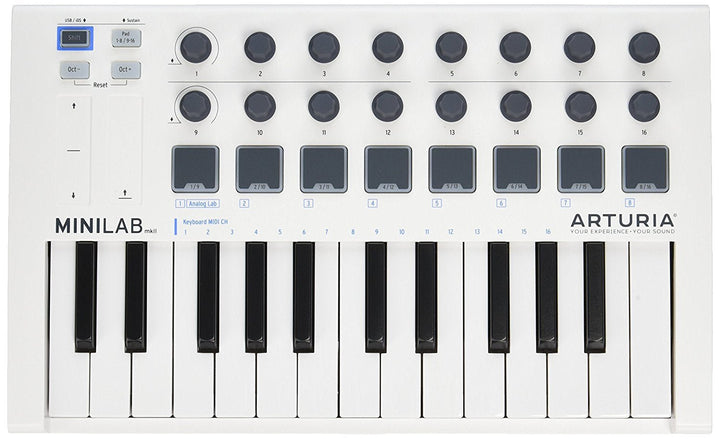 Arturia MiniLab Mk 2 Portable 25 - Key MIDI Controller by Erikson Music