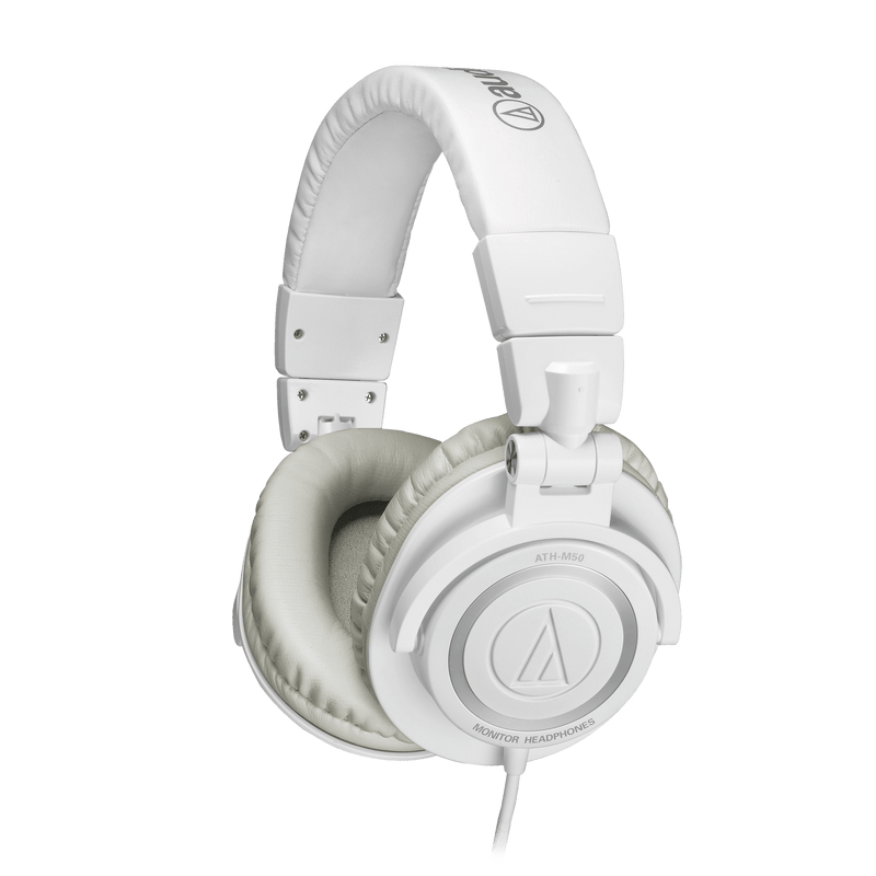Audio-Technica ATH-M50XWH Over-Ear Headphones, White