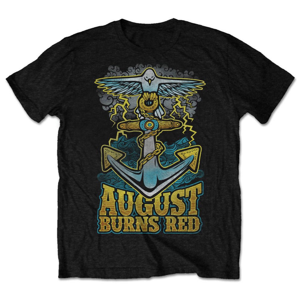 AUGUST BURNS RED UNISEX TEE: DOVE ANCHOR by Rock Off Trade
