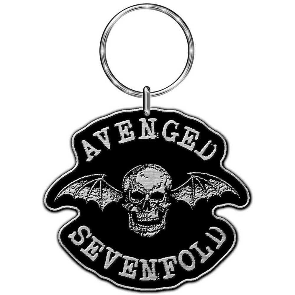 AVENGED SEVENFOLD KEYCHAIN: DEATH BAT (ENAMEL IN - FILL) by Rock Off Trade