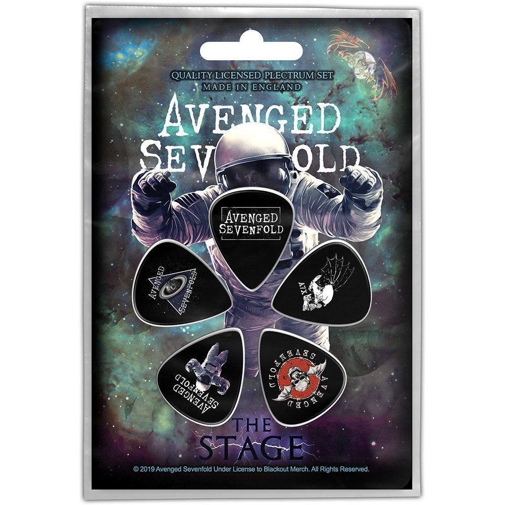 AVENGED SEVENFOLD PLECTRUM PACK: THE STAGE by Rock Off Trade