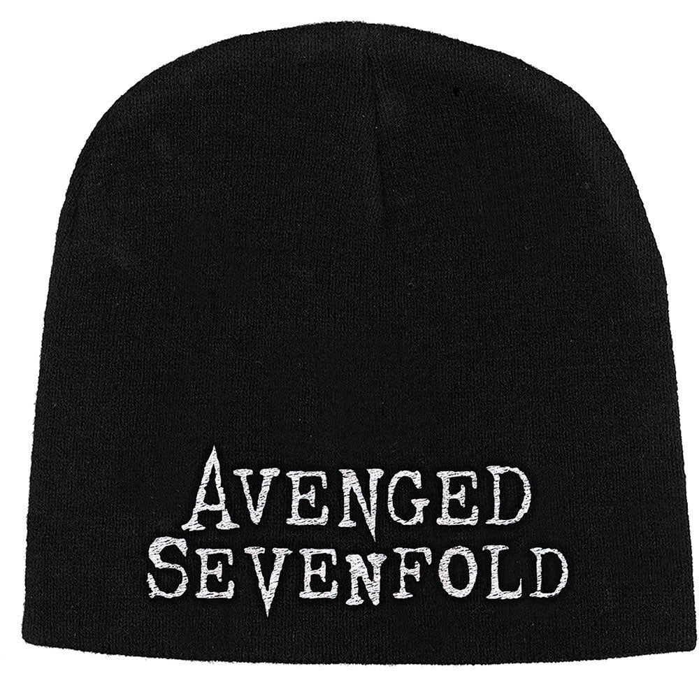 AVENGED SEVENFOLD UNISEX BEANIE HAT: LOGO by Rock Off Trade
