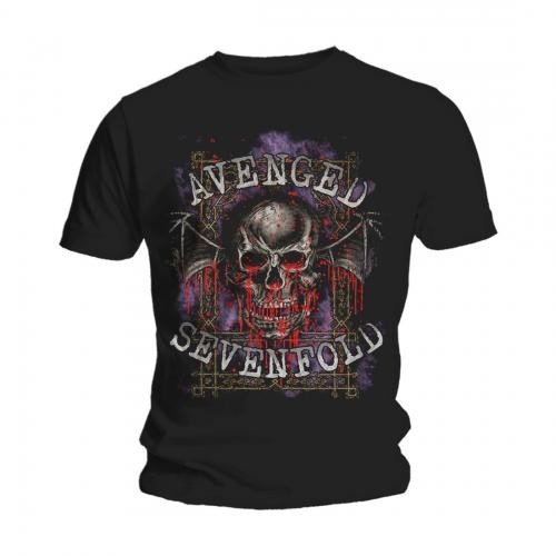 AVENGED SEVENFOLD UNISEX T - SHIRT: BLOODY TRELLIS by Rock Off Trade