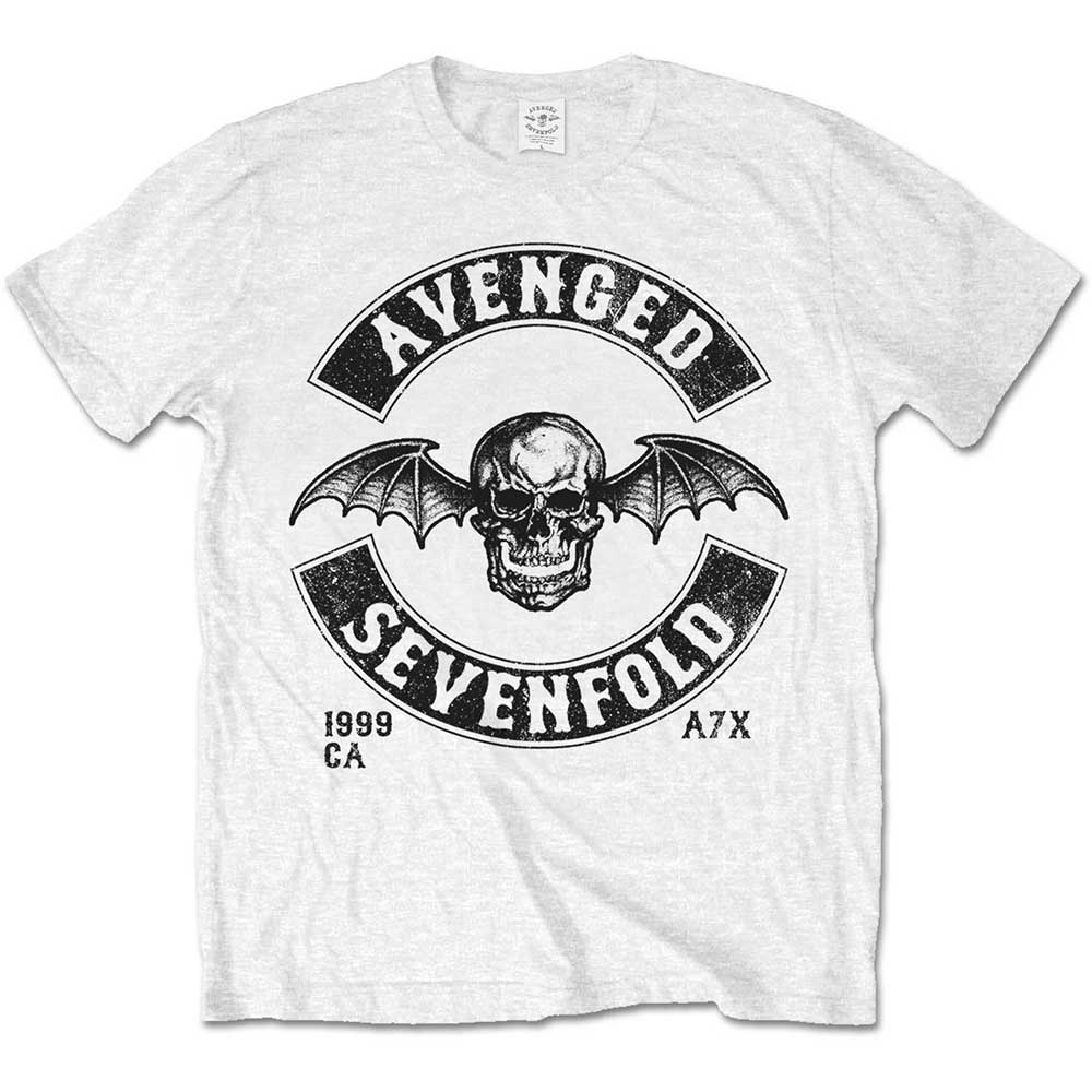 AVENGED SEVENFOLD UNISEX TEE: MOTO SEAL by Rock Off Trade