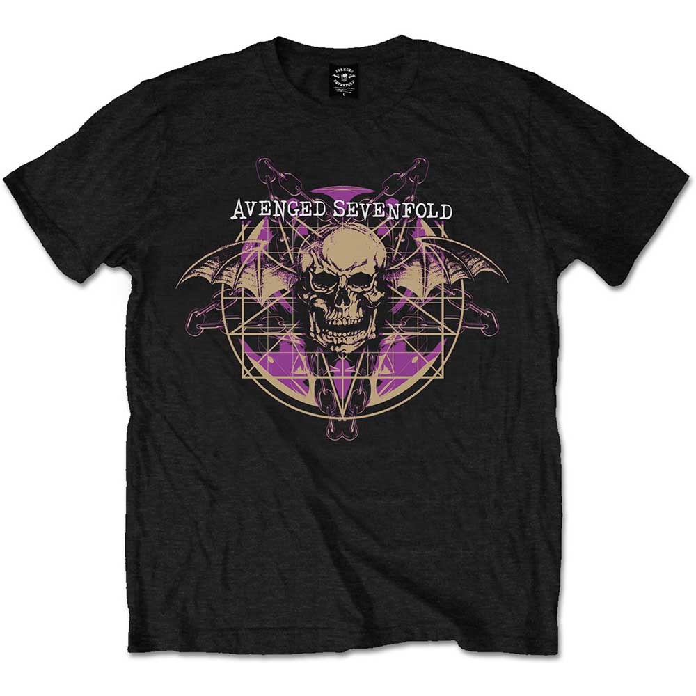 AVENGED SEVENFOLD UNISEX TEE: RITUAL MEN'S by Rock Off Trade