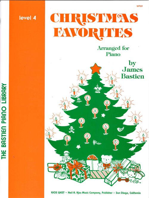 Bastien - Christmas Favorites - Level 4 by Kjos
