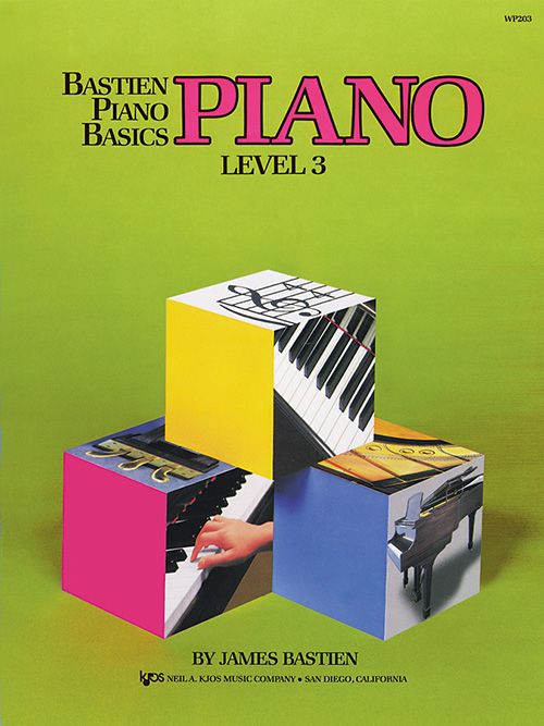 Bastien Piano Basics Piano - Level 3 by Kjos