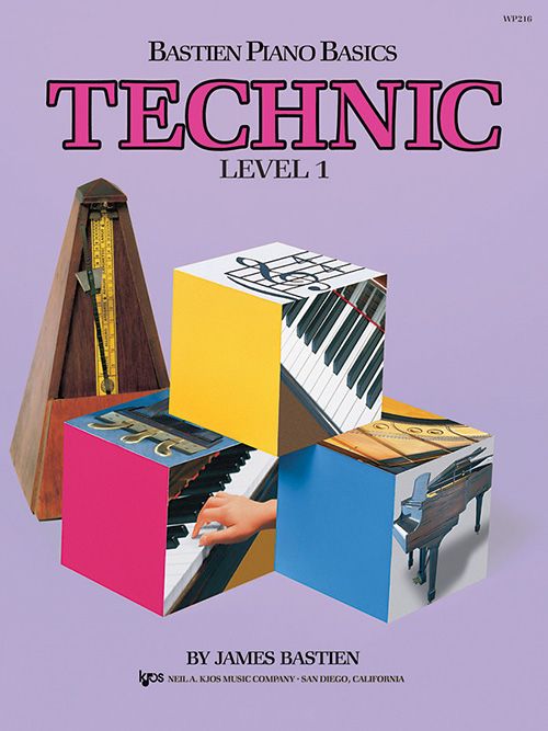 Bastien Piano Basics Technic - Level 1 by Kjos