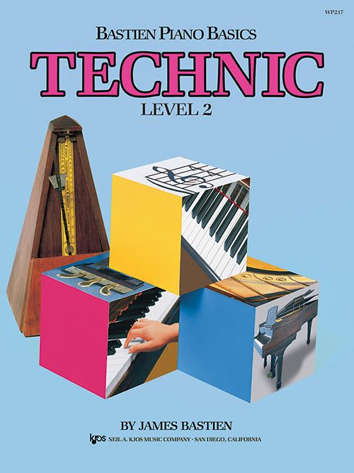 Bastien Piano Basics Technic - Level 2 by Kjos