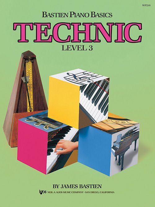 Bastien Piano Basics Technic - Level 3 by Kjos
