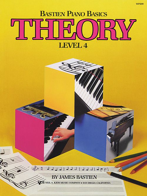 Bastien Piano Basics Theory - Level 4 by Kjos