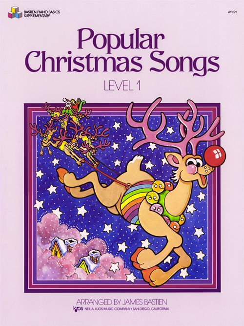 Bastien - Popular Christmas Songs - Level 1 by Kjos