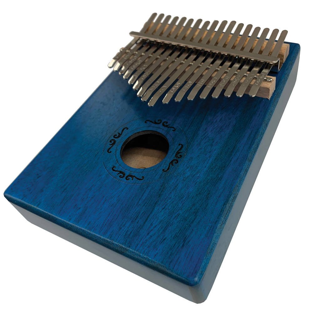 Beaver Creek Kalimba 17 Key, Trans Blue by D'Addario Canada