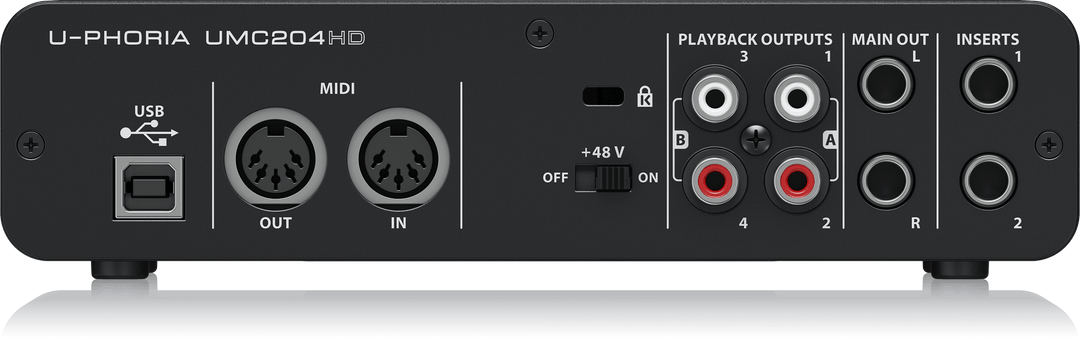 Behringer U - Phoria UMC204HD Audio Interface by Unknown