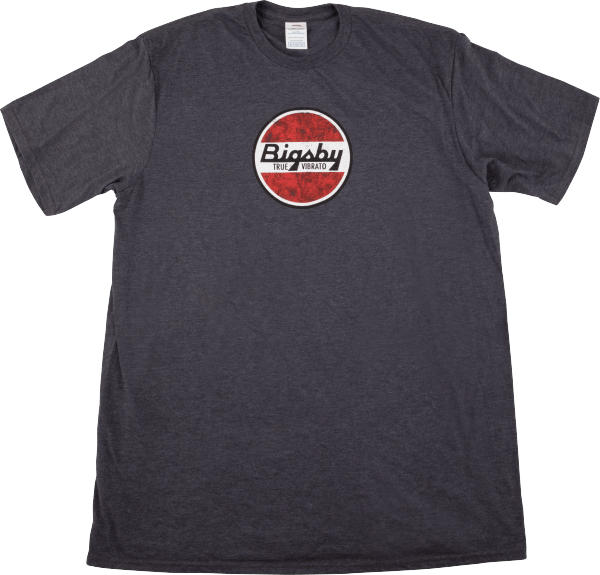 Bigsby® Round Logo T-Shirt, Gray by Rock Off Trade