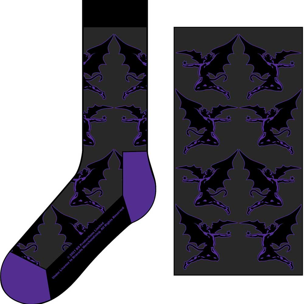 BLACK SABBATH UNISEX ANKLE SOCKS: DEMONS by Rock Off Trade