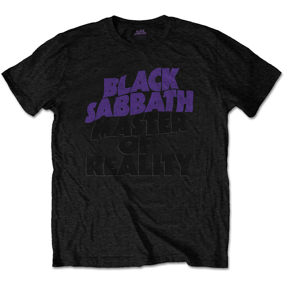 BLACK SABBATH UNISEX TEE: MASTERS OF REALITY ALBUM (BACK PRINT) by Rock Off Trade