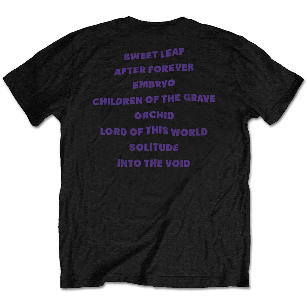 BLACK SABBATH UNISEX TEE: MASTERS OF REALITY ALBUM (BACK PRINT) by Rock Off Trade