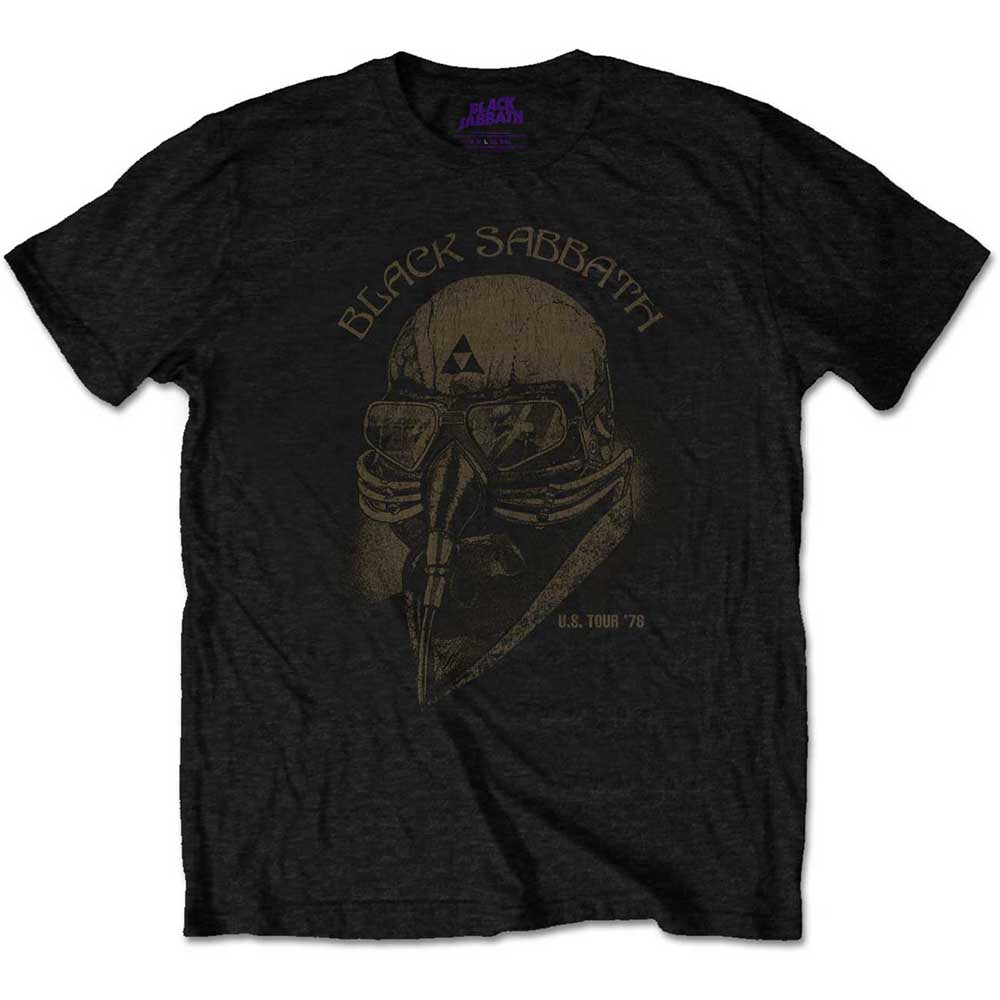 BLACK SABBATH UNISEX TEE: US TOUR 1978 by Rock Off Trade