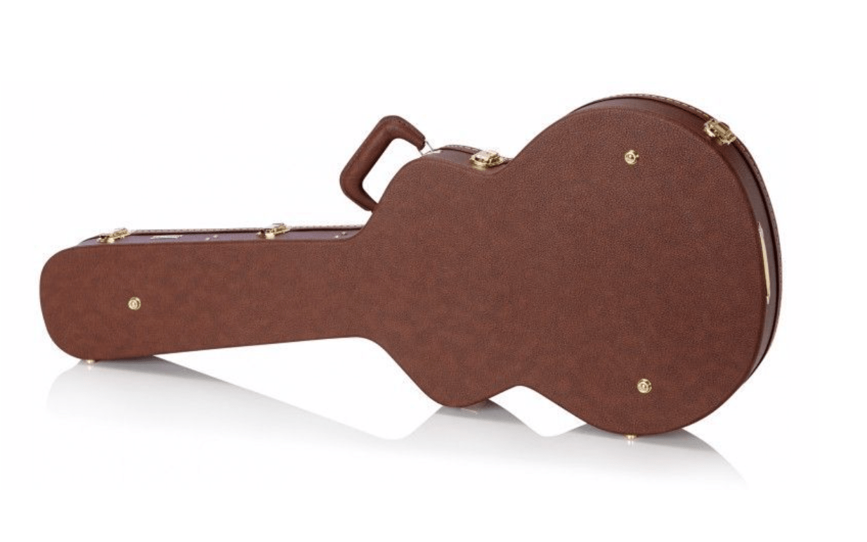 Boblen HSJ - BR (Brown) Deluxe Hardshell Case for Dreadnought Acoustic Guitars by Coast Music