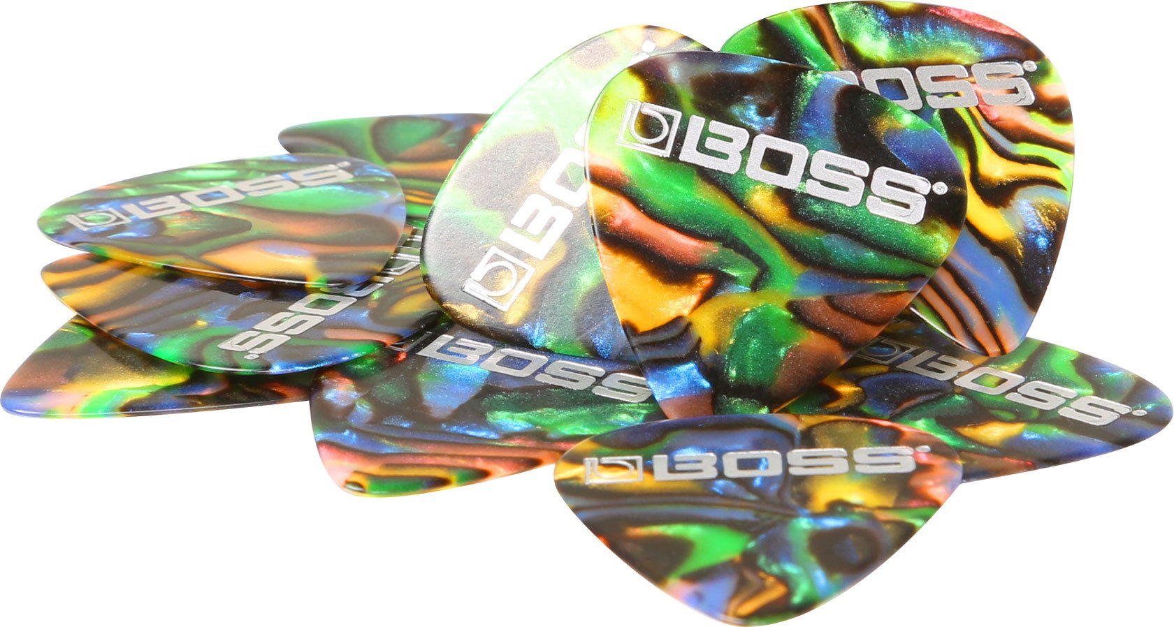 Boss Celluloid Guitar Picks—Abalone 12 Pack by Roland Canada
