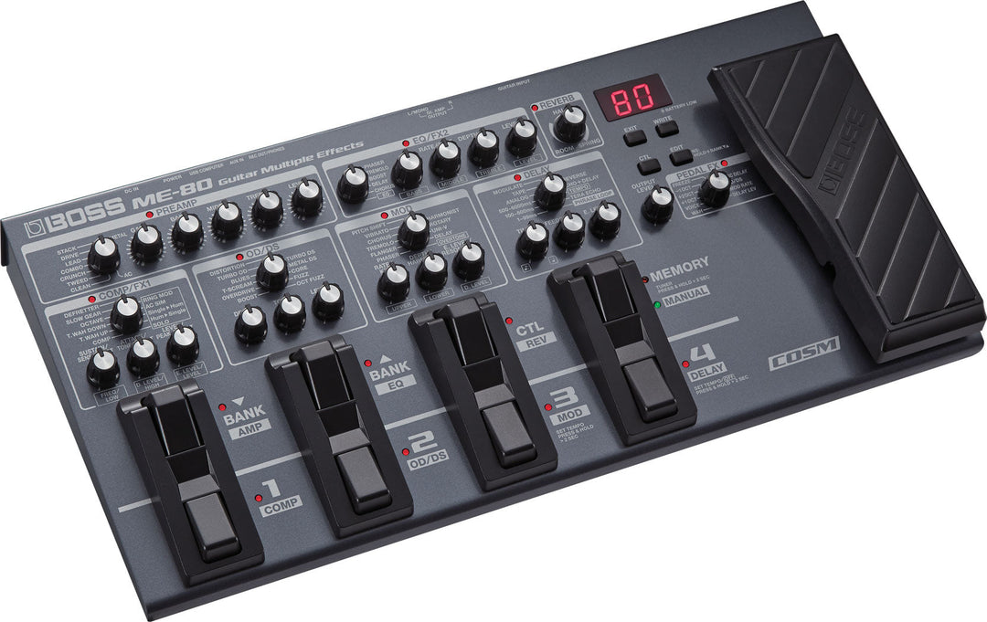 Boss ME - 80 Guitar Multiple Effects by Roland Canada