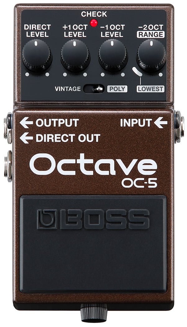 Boss OC - 5 Octave Pedal by Roland Canada