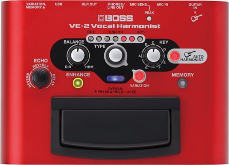 Boss VE - 2 Vocal Harmonist Pedal by Roland Canada