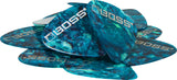 Boss Celluloid Guitar Picks - Ocean Turquoise 12 Pack
