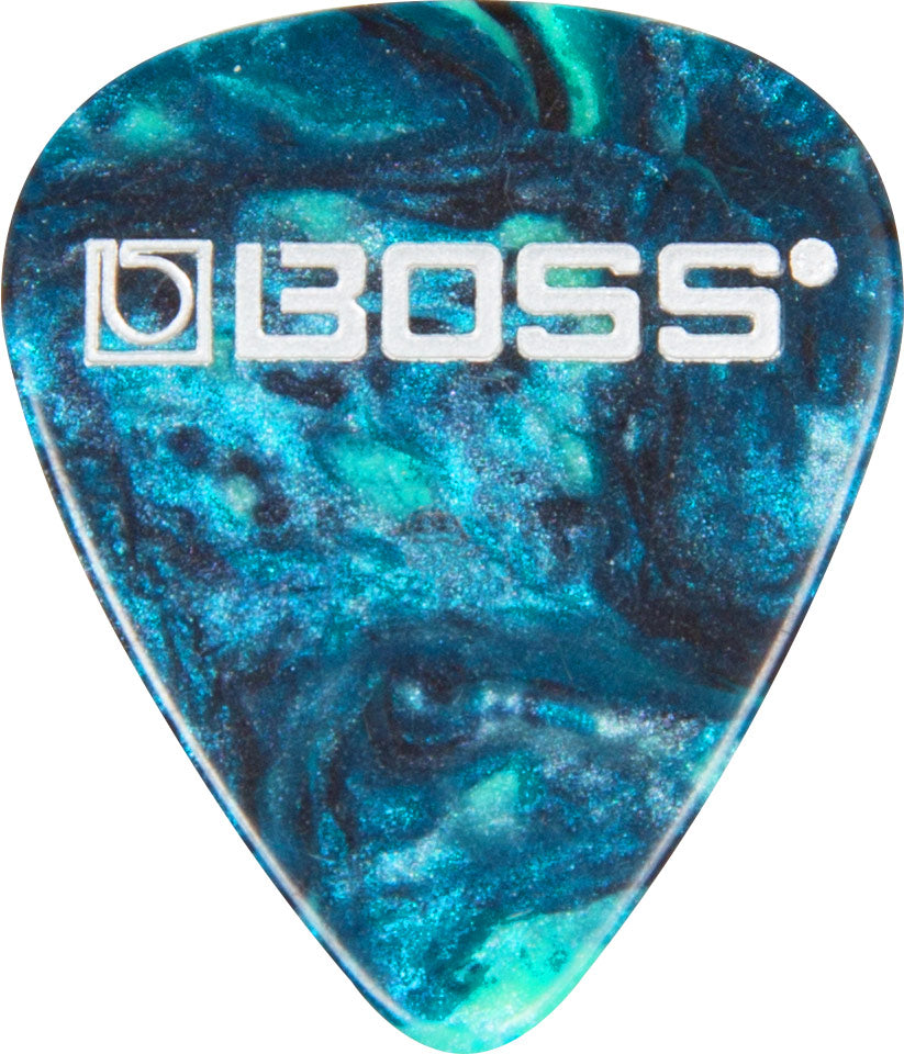 Boss Celluloid Guitar Picks - Ocean Turquoise 12 Pack