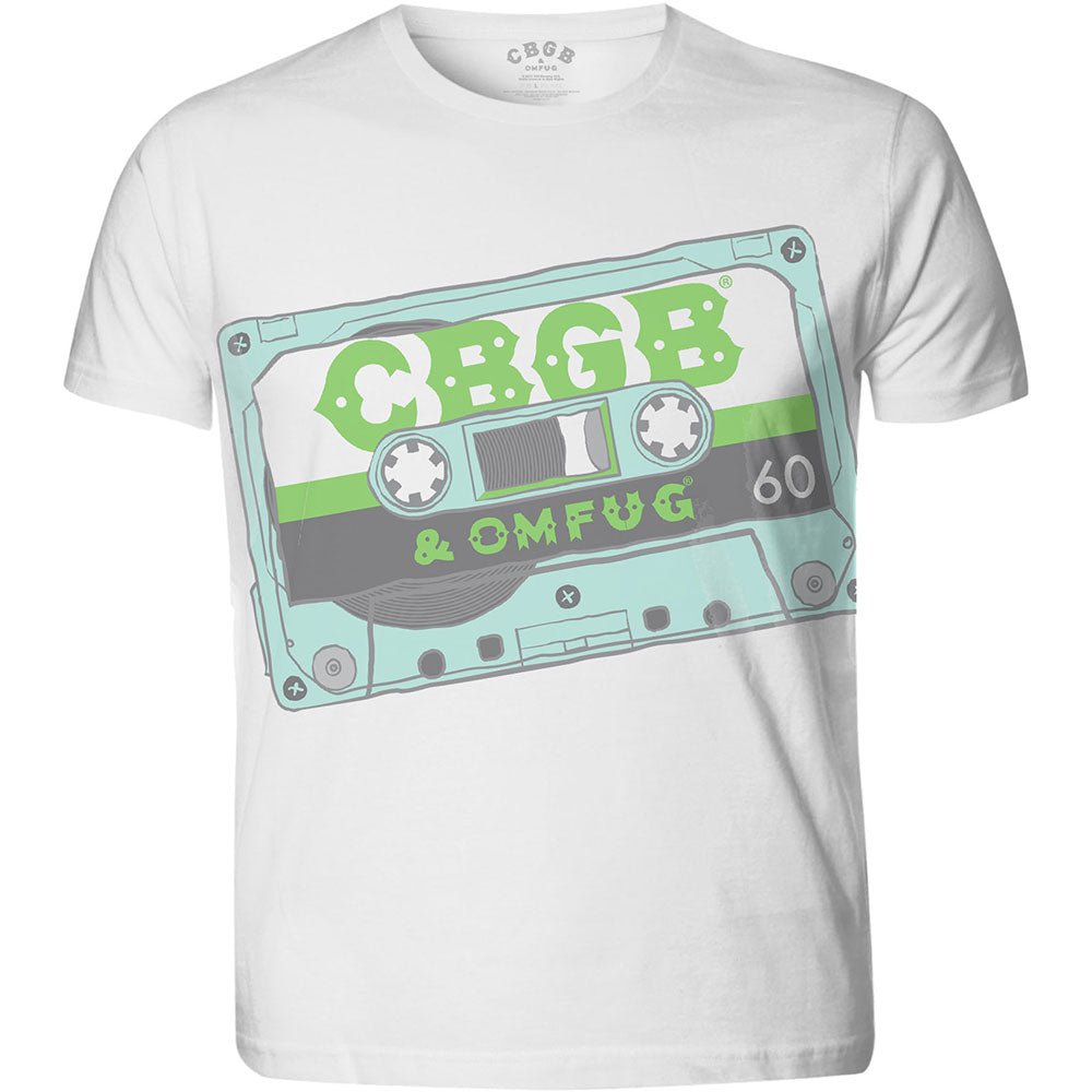 CBGB UNISEX TEE: TAPE (SUBLIMATION) by Rock Off Trade