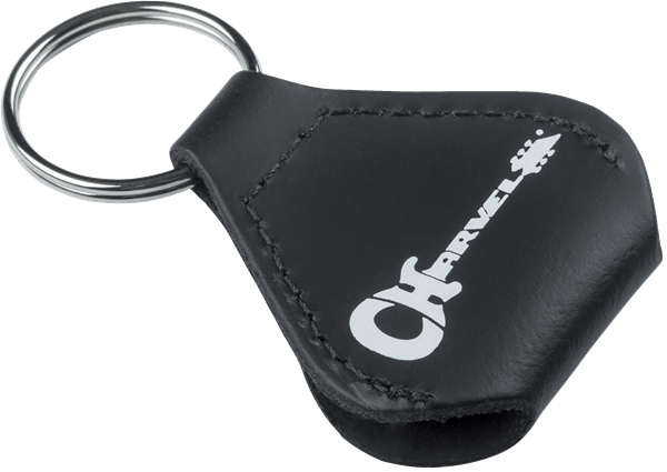 Charvel® Pick Holder Keychain, Black by FMIC