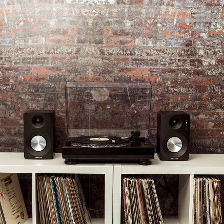 Crosley C - Series Bluetooth Enabled Powered Speakers by Deer Park Dist.