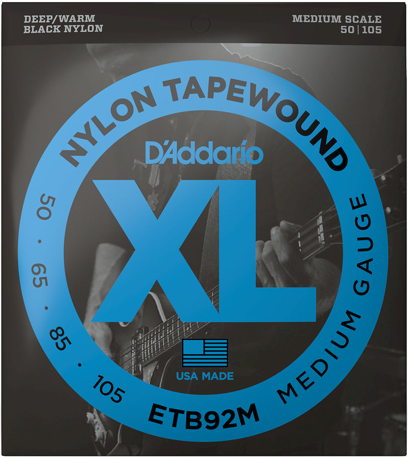 D'Addario Tapewound Bass Strings, 50-105