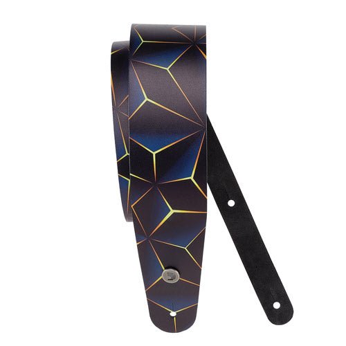 D'Addario 2.5" Printed Leather Guitar Strap by D'Addario Canada