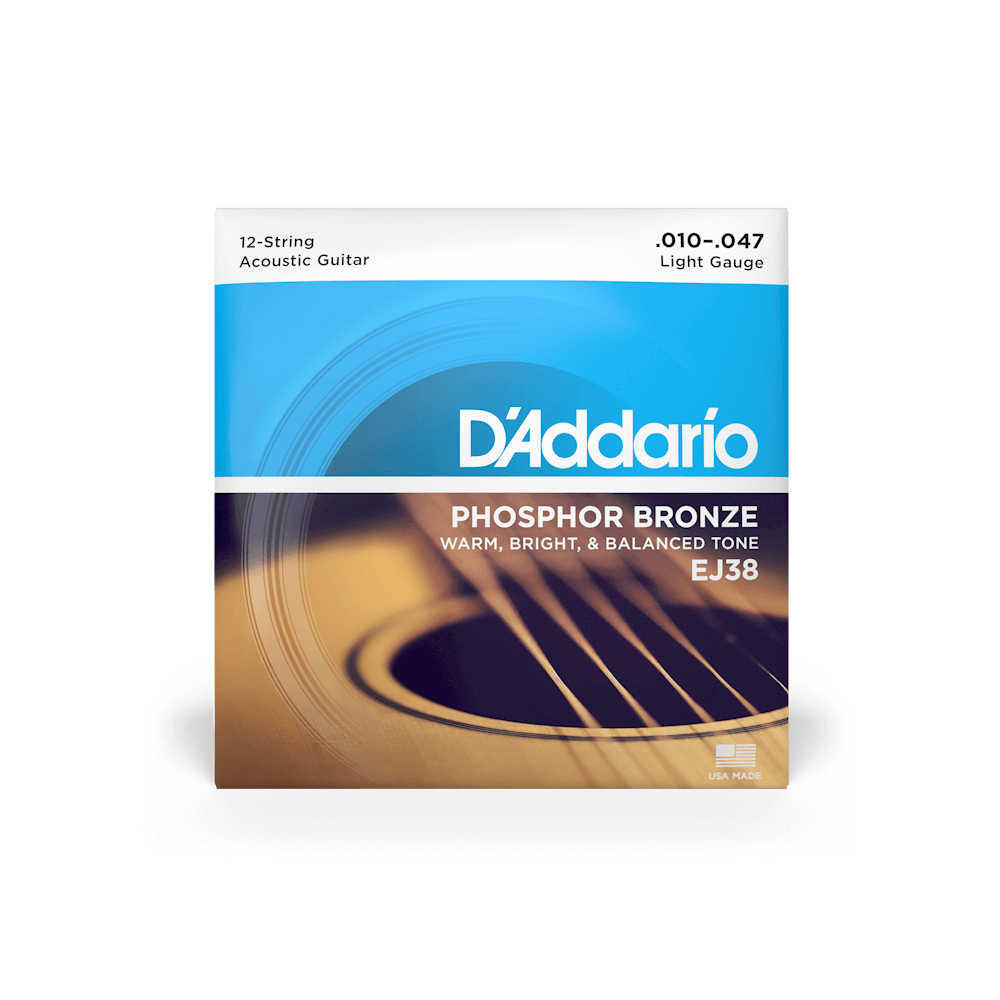 D'Addario Acoustic Guitar Strings 12 - String Phosphor Bronze by D'Addario Canada