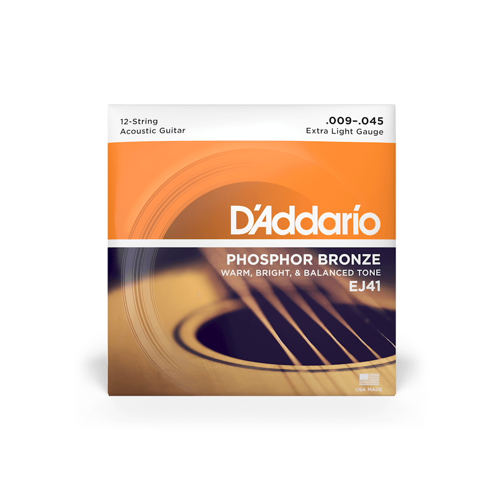 D'Addario Acoustic Guitar Strings 12 - String Phosphor Bronze by D'Addario Canada