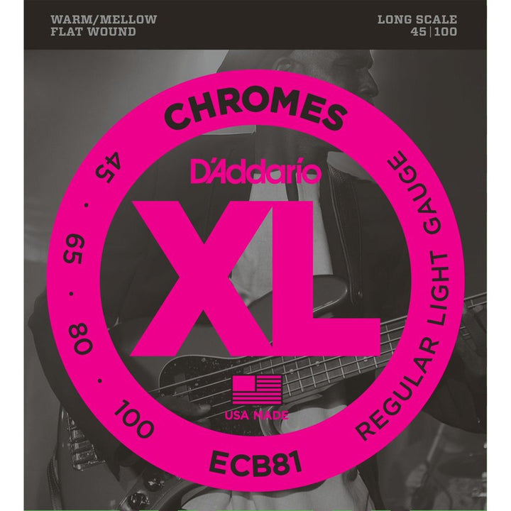 D'Addario Chromes Bass Guitar Strings, Long Scale by D'Addario Canada