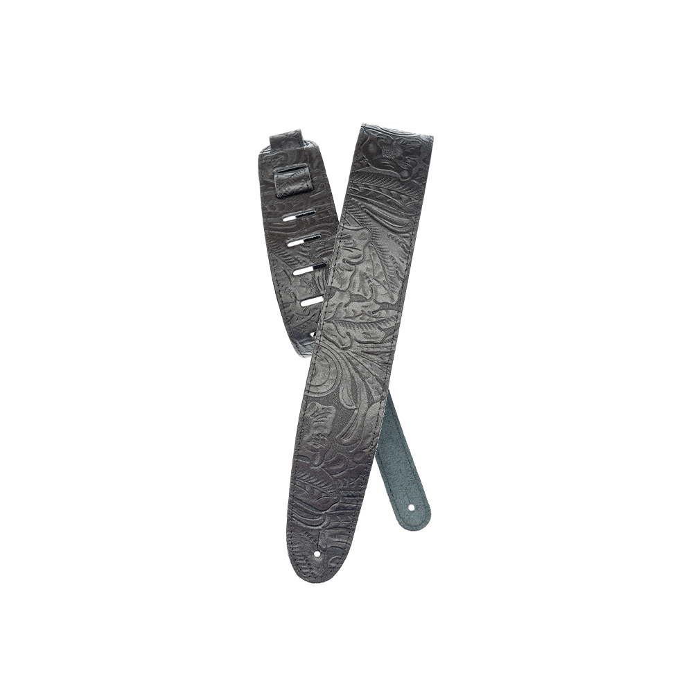D'addario Deluxe Embossed Leather Guitar Strap by D'Addario Canada