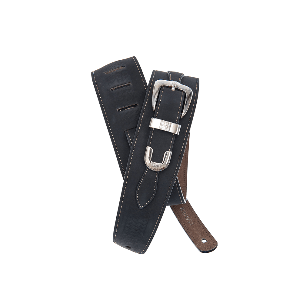D'addario Deluxe Leather Guitar Strap Belt Buckle by D'Addario Canada