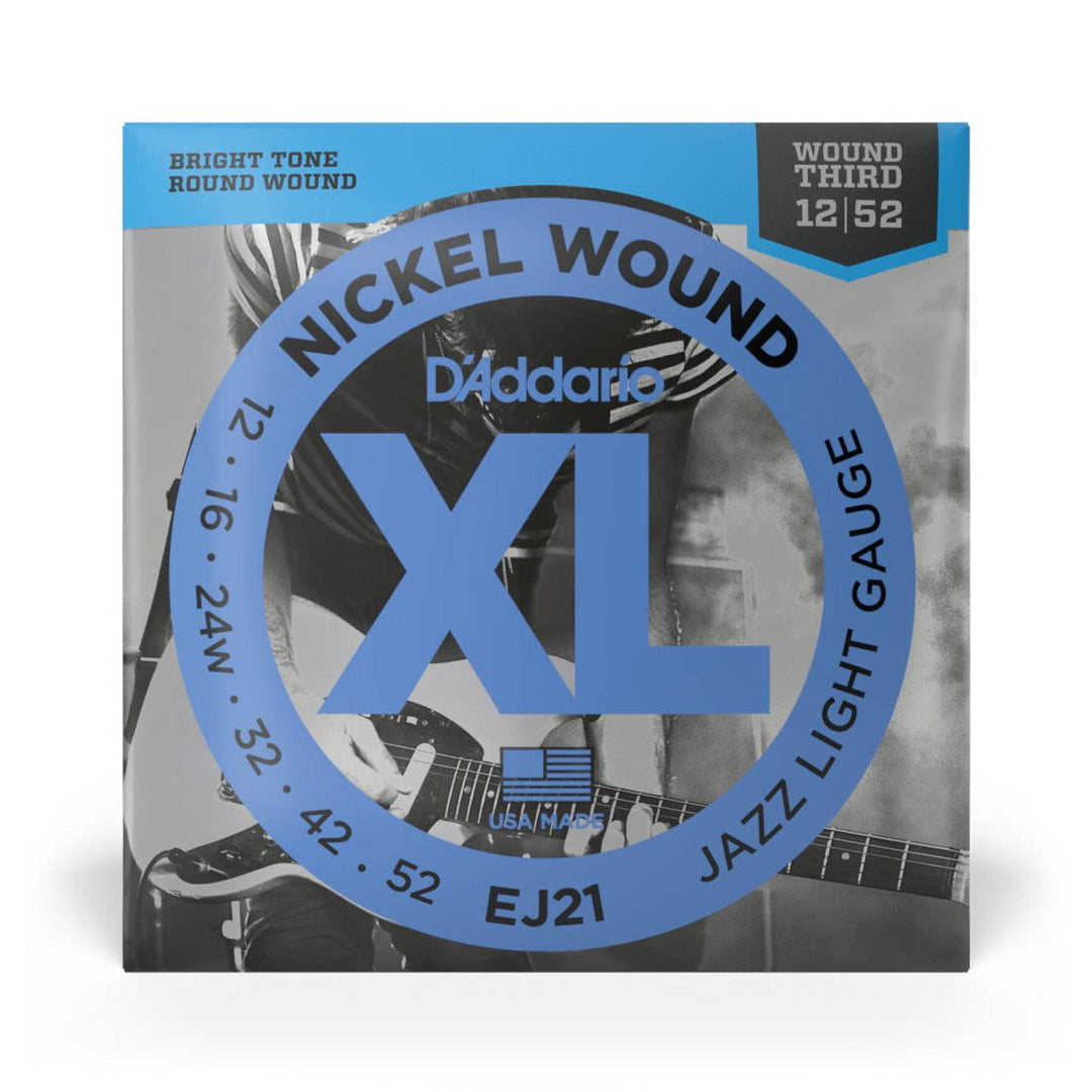 D'Addario EJ Nickel Wound Electric Guitar Strings, Jazz by D'Addario Canada