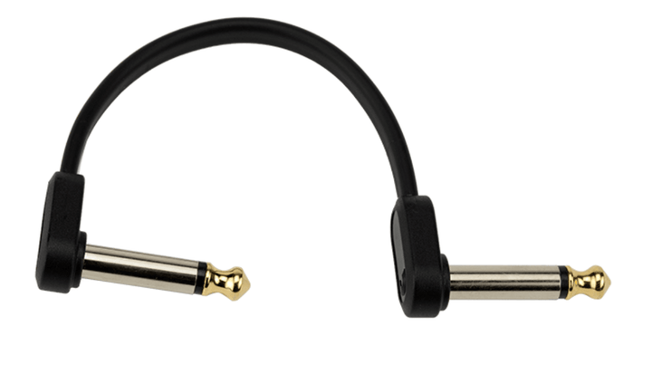 D'Addario Flat Patch Cables Offset Right - Angle, 4 inches by D'Addario Canada